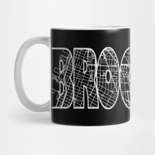 Brooklyn Street Map Mug